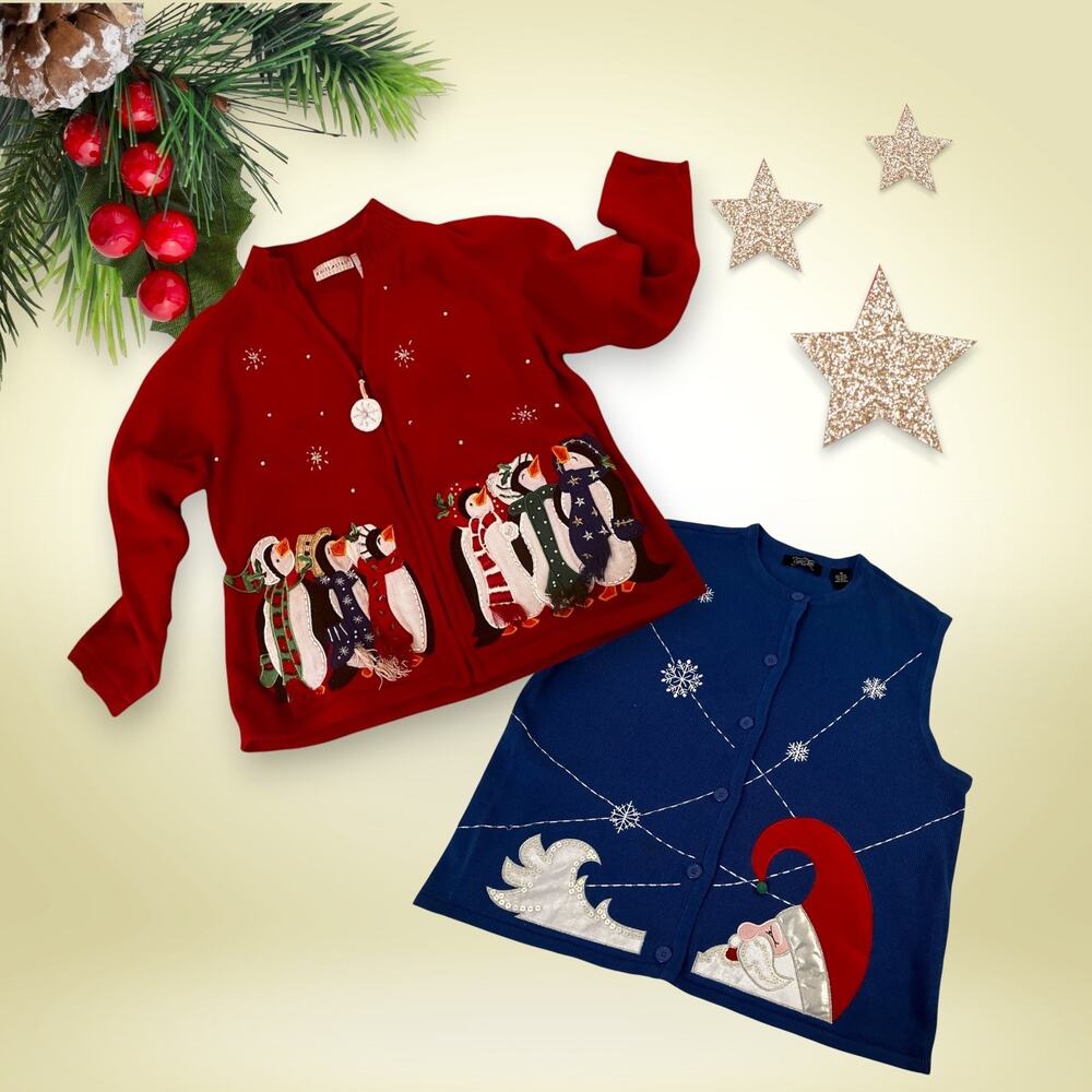 90s Vintage Holiday Sweater Bundle!